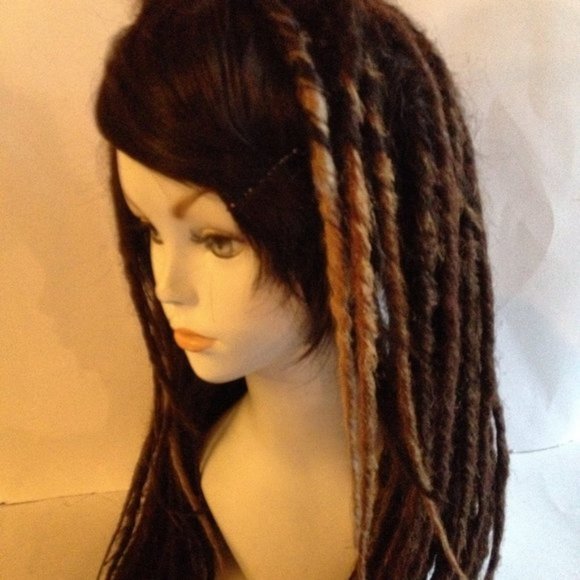 Damnation Hair Accessories Brand New Full Cap Dread Dreadlock Wig